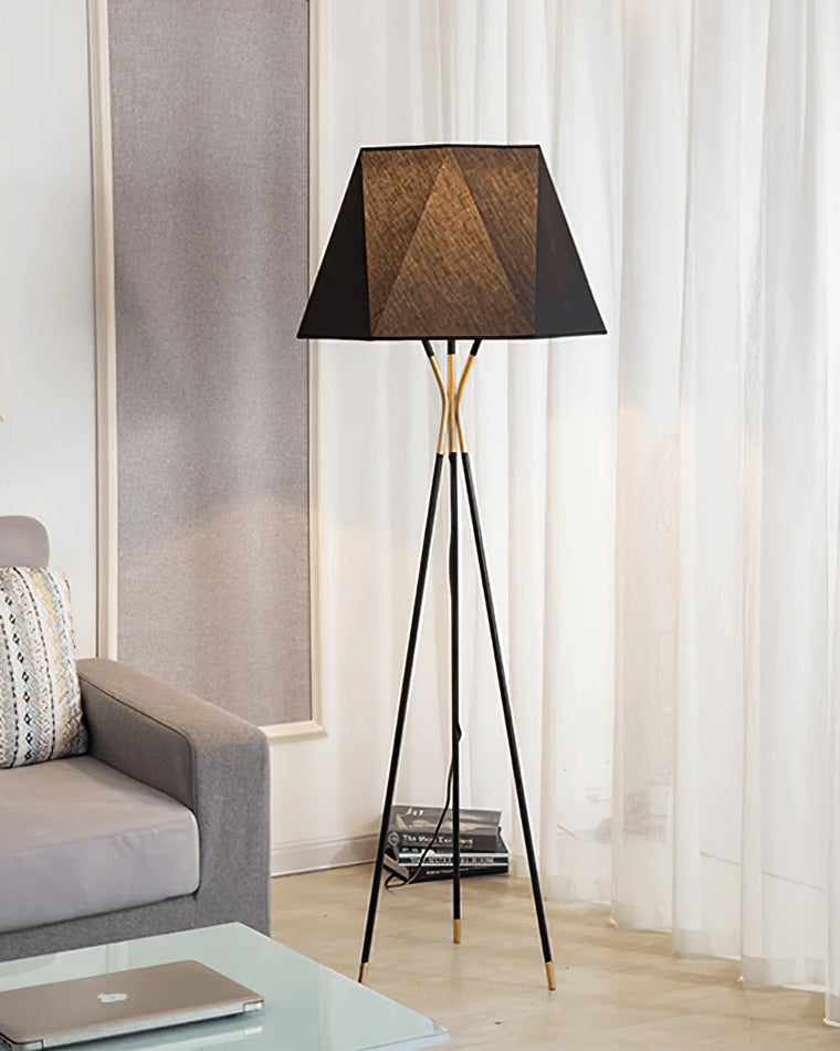 Diff Faceted Tripod Floor Lamp-DF7004