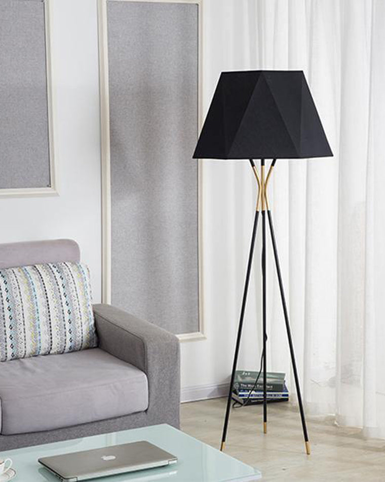 Diff Faceted Tripod Floor Lamp-DF7004