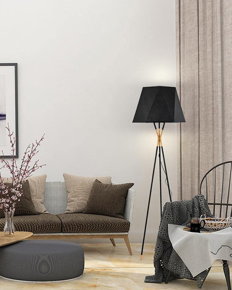 Diff Faceted Tripod Floor Lamp-DF7004