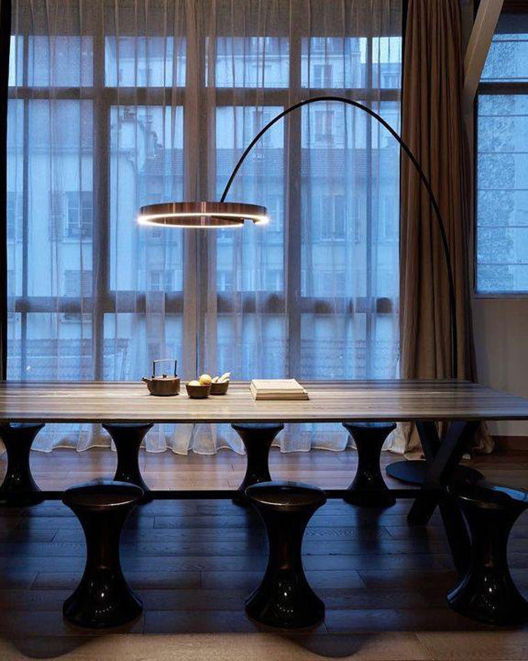 Diff Circular Arc Floor Lamp-DF7006