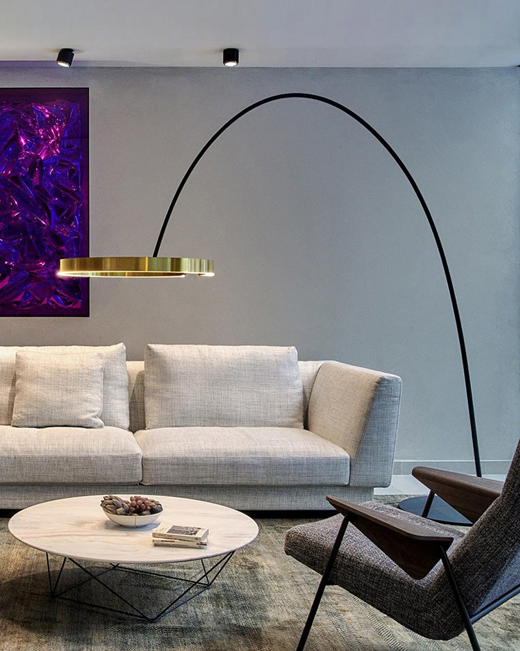 Diff Circular Arc Floor Lamp-DF7006