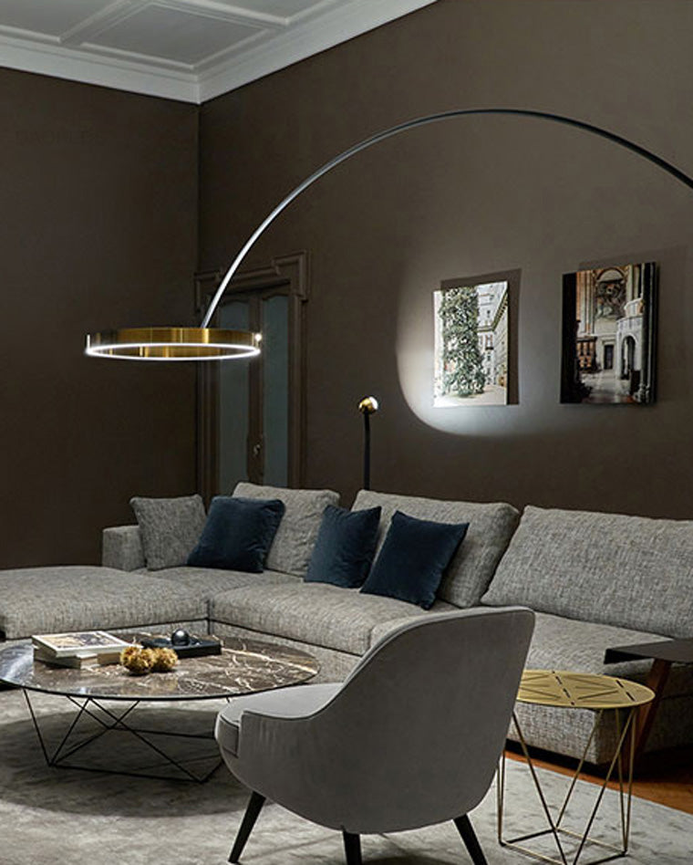 Diff Circular Arc Floor Lamp-DF7006