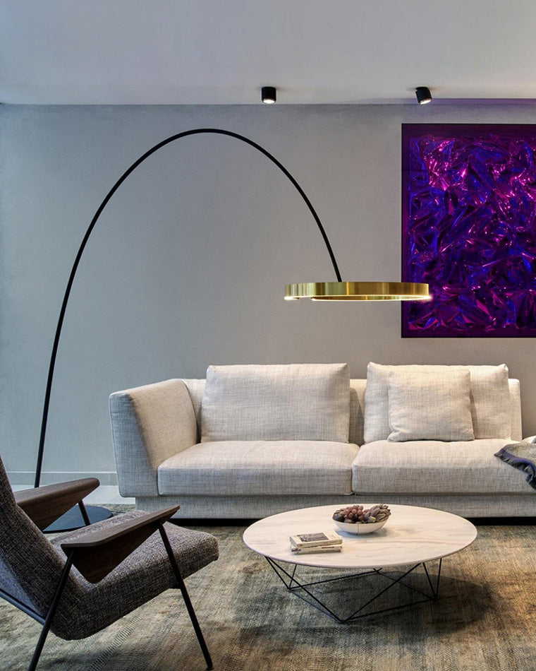 Diff Circular Arc Floor Lamp-DF7006