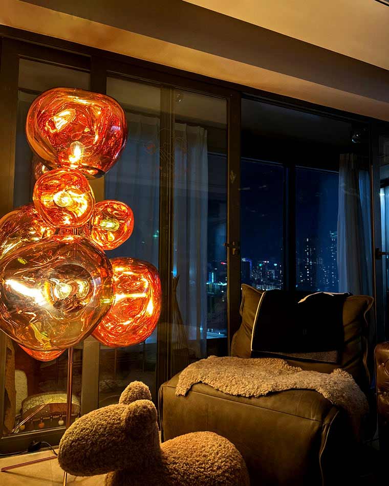 Diff Multi-light Melt Floor Lava Lamp-DF7010