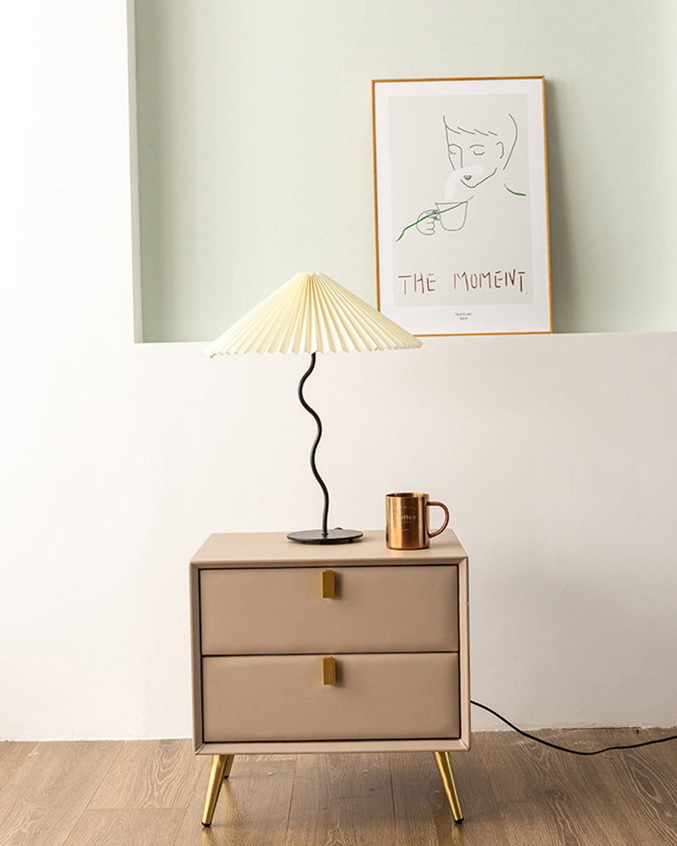 Diff Pleated Squiggle Floor Lamp-DF7011