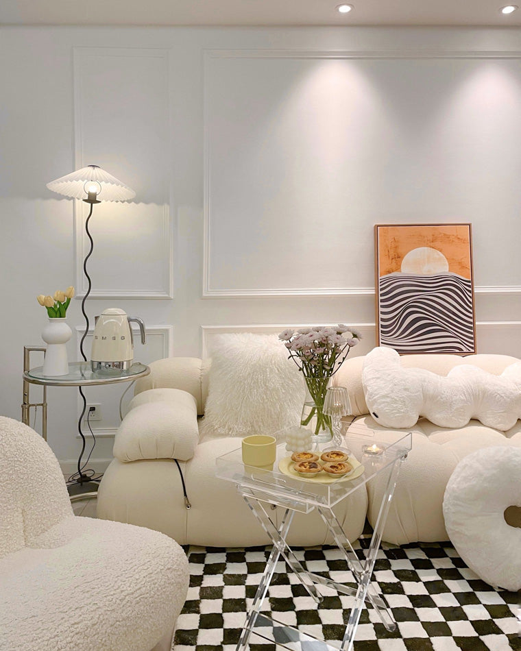 Diff Pleated Squiggle Floor Lamp-DF7011