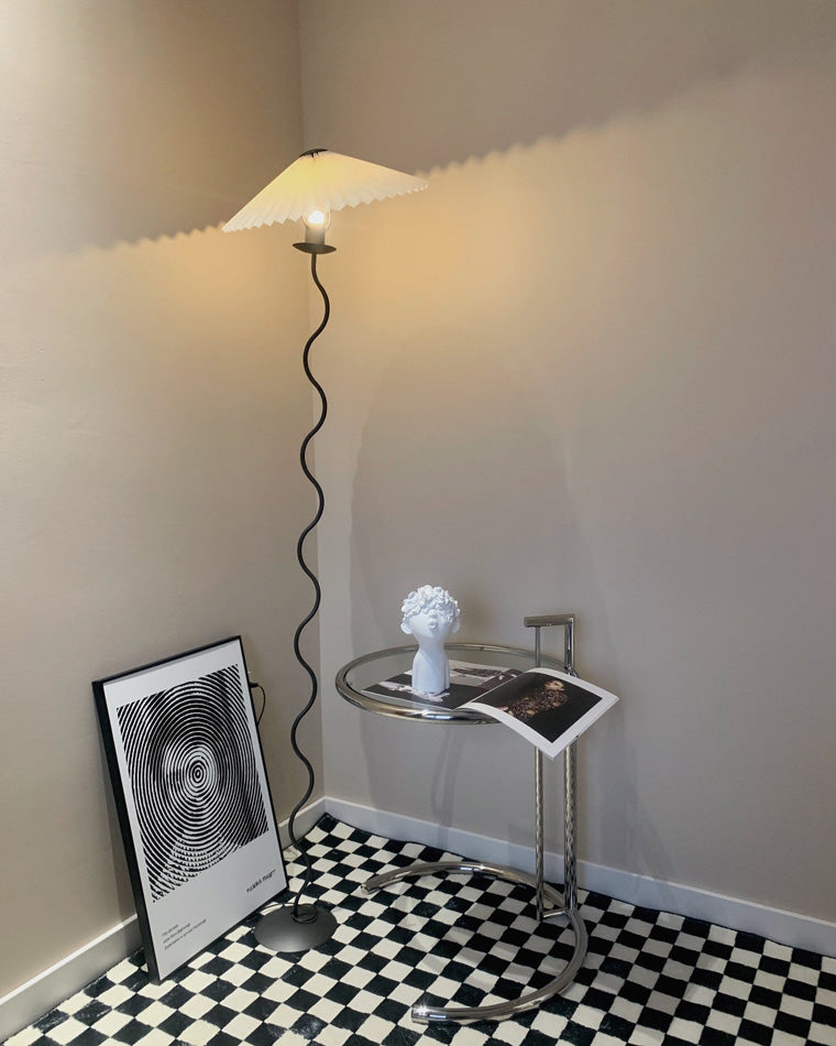 Diff Pleated Squiggle Floor Lamp-DF7011