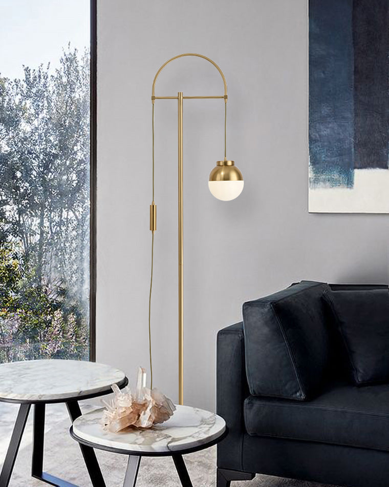 Diff Bauhaus Globe Floor Lamp-DF7016