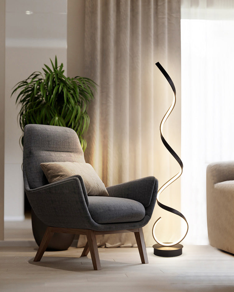Diff Spiral LED Floor Lamp-DF7017