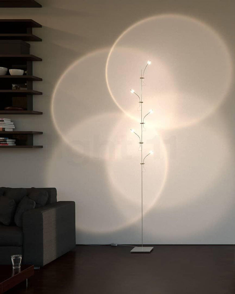 Diff 5-head Halo Projector Tree Floor Lamp-DF7020