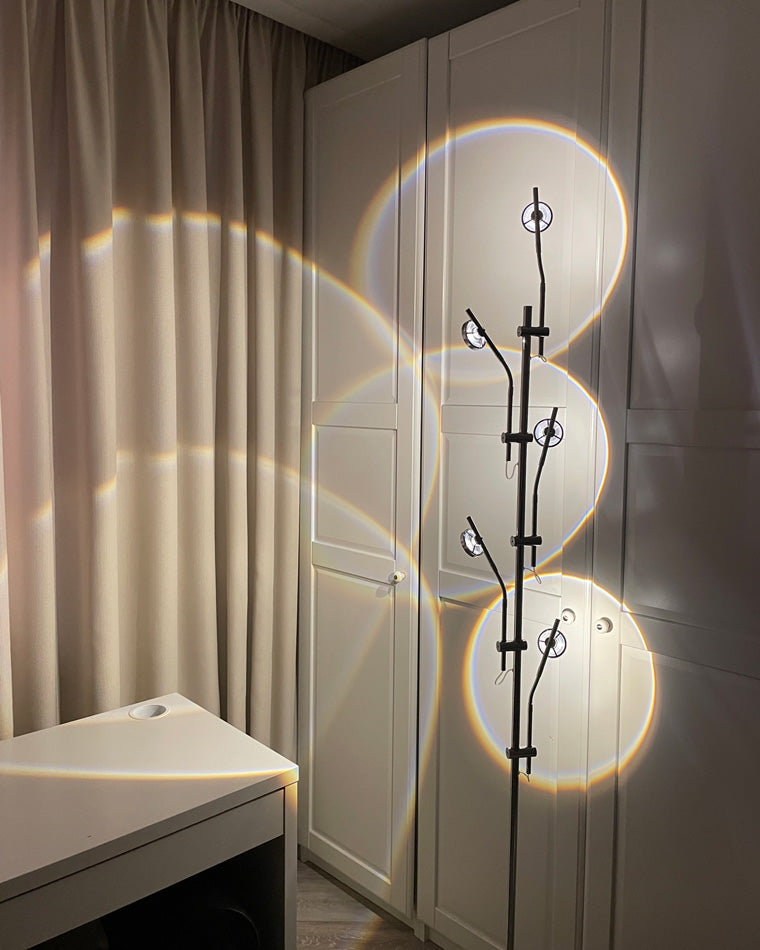 Diff 5-head Halo Projector Tree Floor Lamp-DF7020