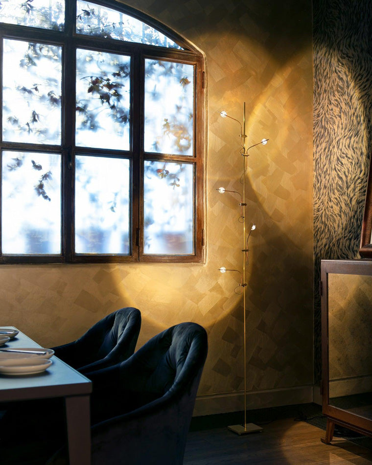 Diff 5-head Halo Projector Tree Floor Lamp-DF7020