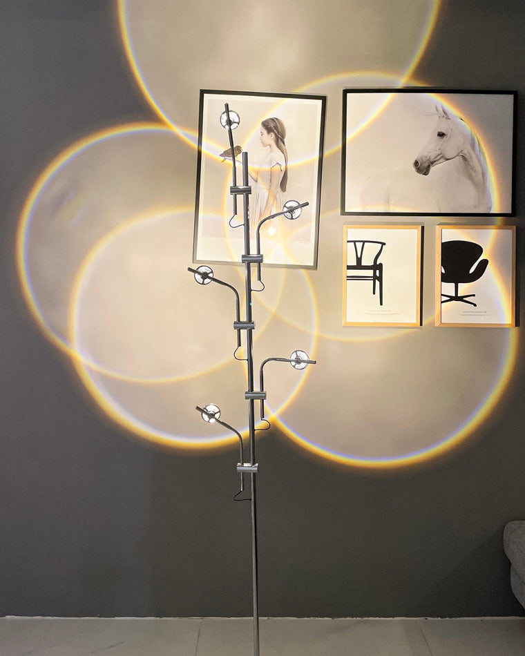 Diff 5-head Halo Projector Tree Floor Lamp-DF7020