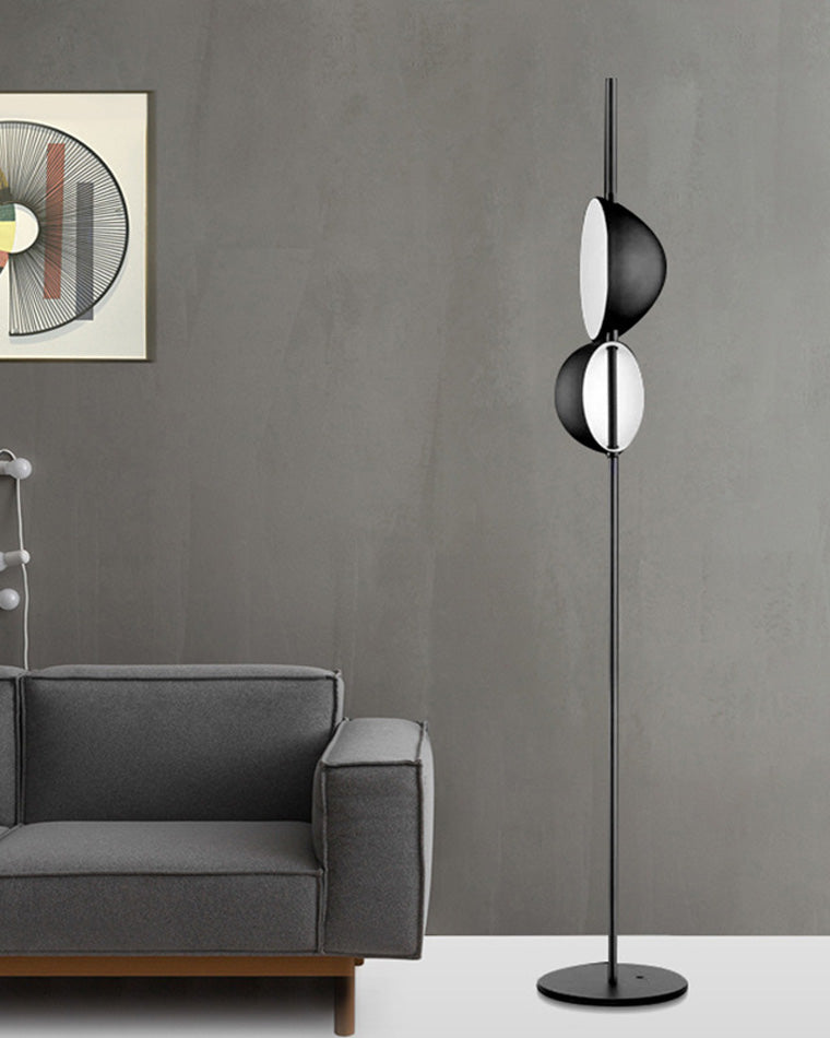 Diff 2-bulb Semi-Globe Floor Lamp-DF7026