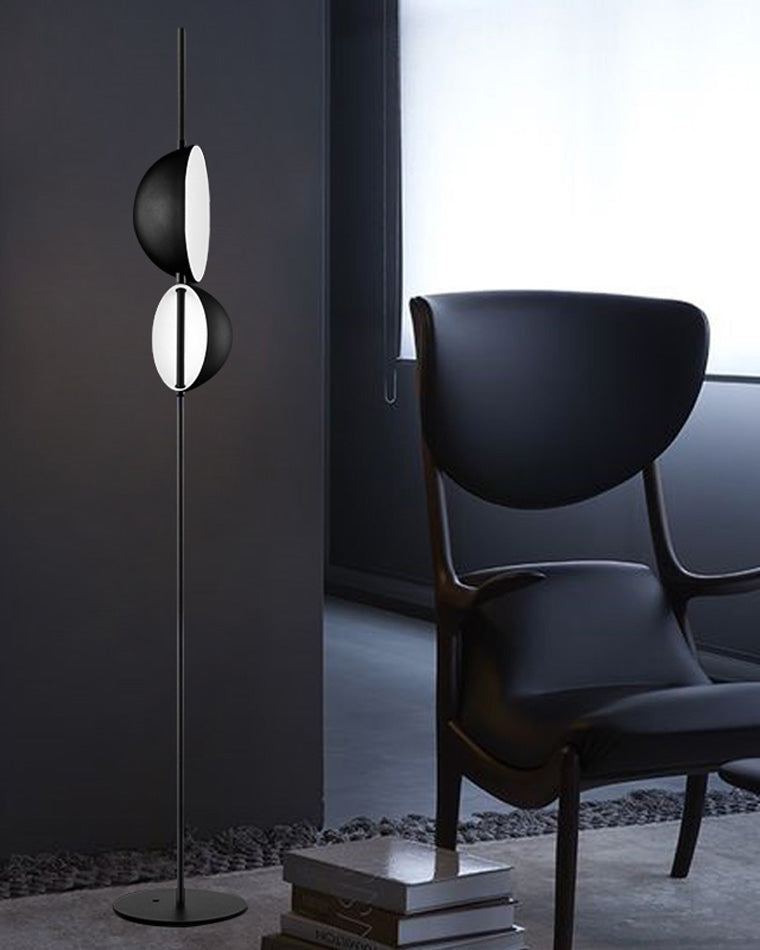 Diff 2-bulb Semi-Globe Floor Lamp-DF7026