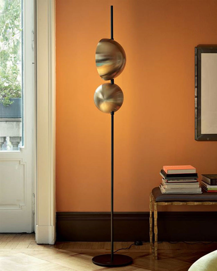 Diff 2-bulb Semi-Globe Floor Lamp-DF7026