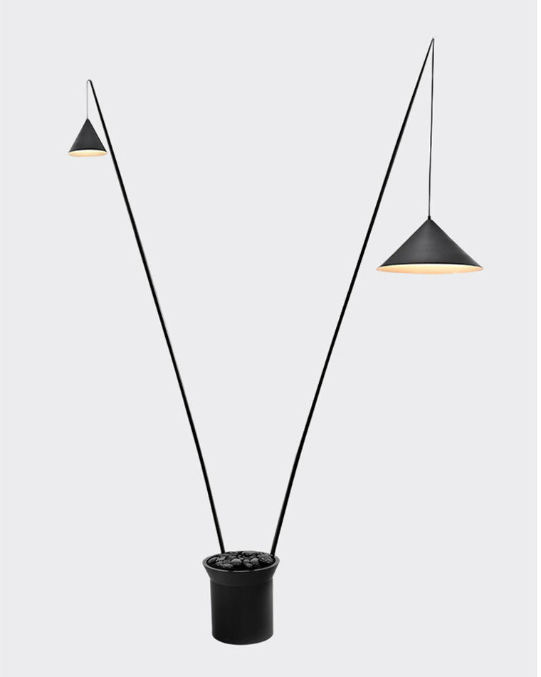 Diff 3-light Overhanging Floor Lamp-DF7031