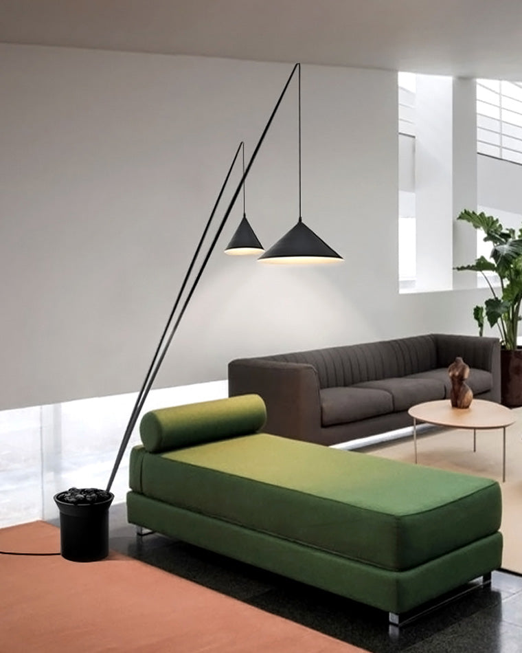 Diff 3-light Overhanging Floor Lamp-DF7031