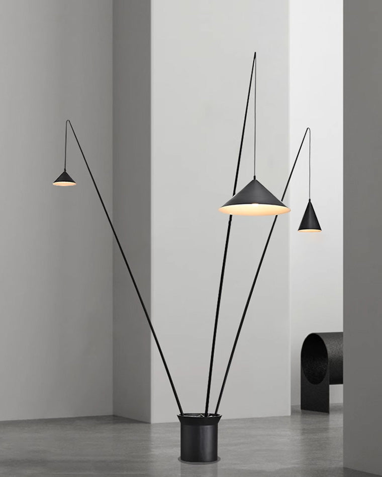 Diff 3-light Overhanging Floor Lamp-DF7031