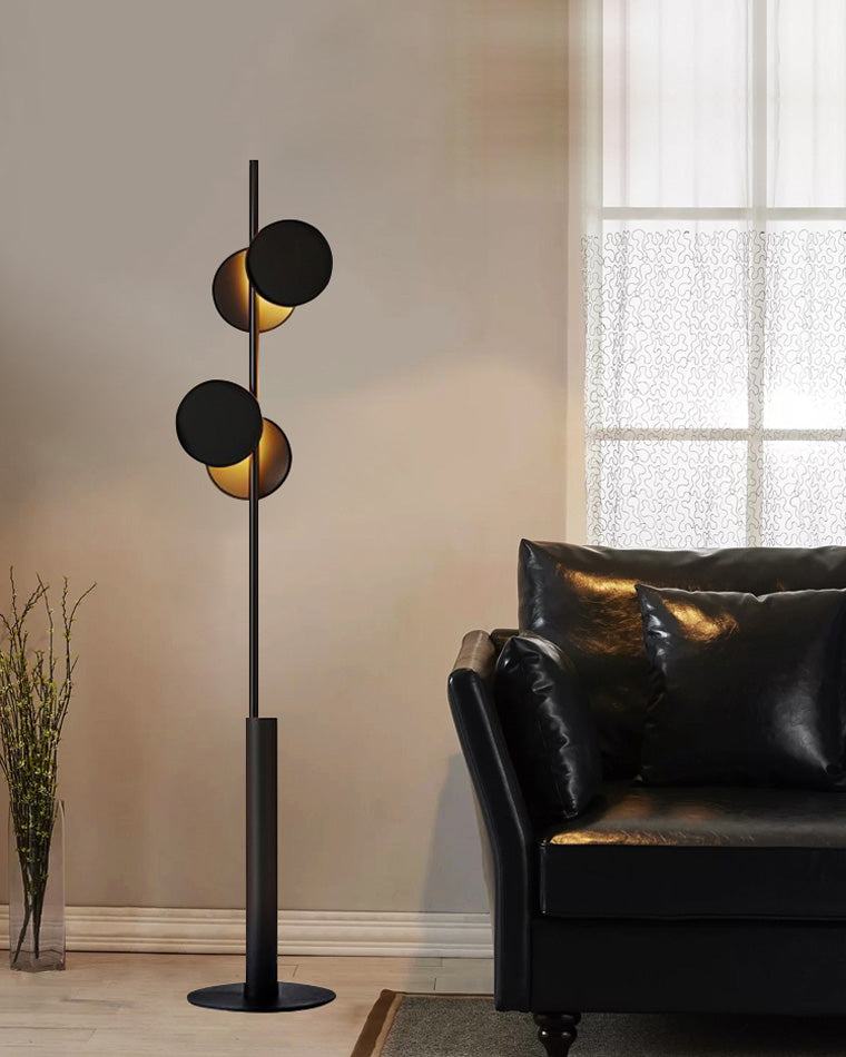 Diff Black Pole Floor Lamp-DF7037