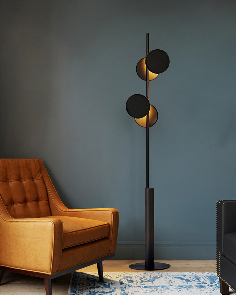 Diff Black Pole Floor Lamp-DF7037