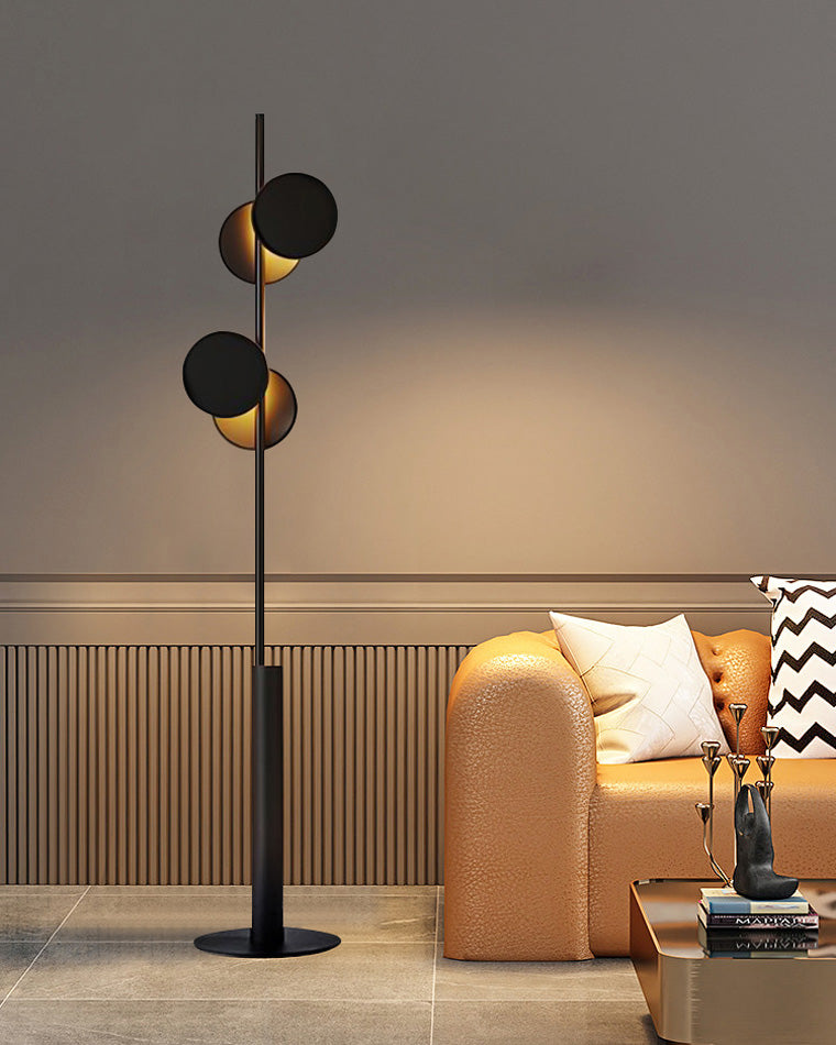 Diff Black Pole Floor Lamp-DF7037