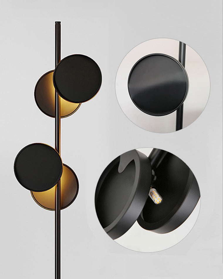 Diff Black Pole Floor Lamp-DF7037