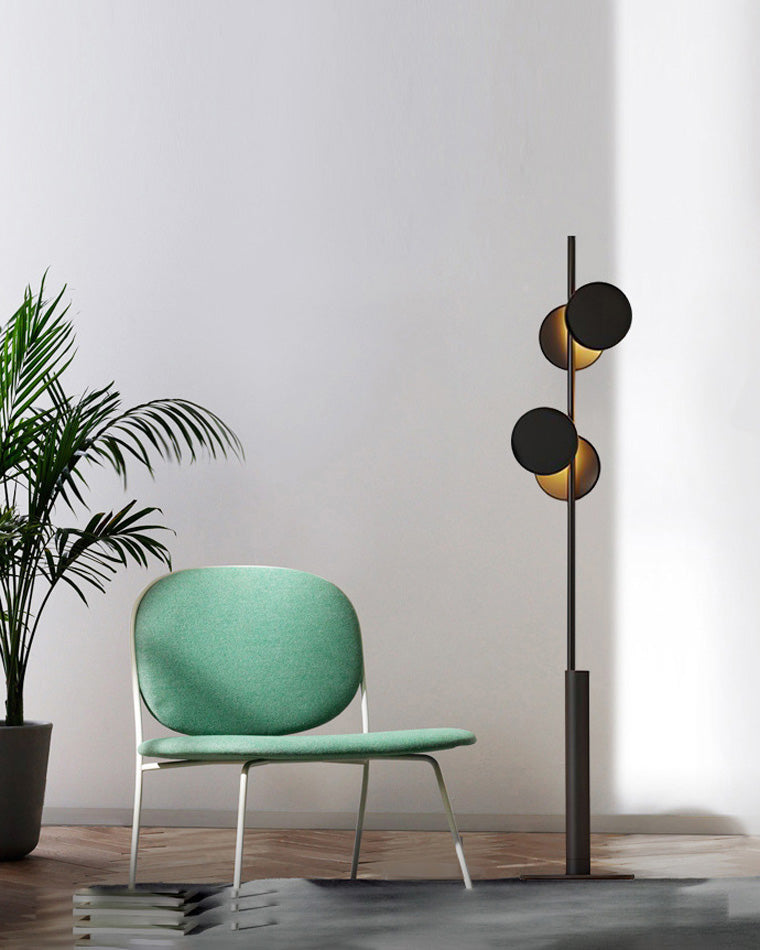 Diff Black Pole Floor Lamp-DF7037