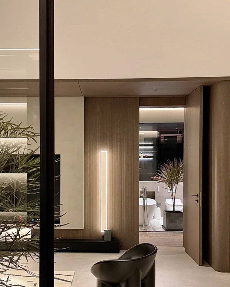 Diff Rectangular LED Marble Floor Lamp-DF7039