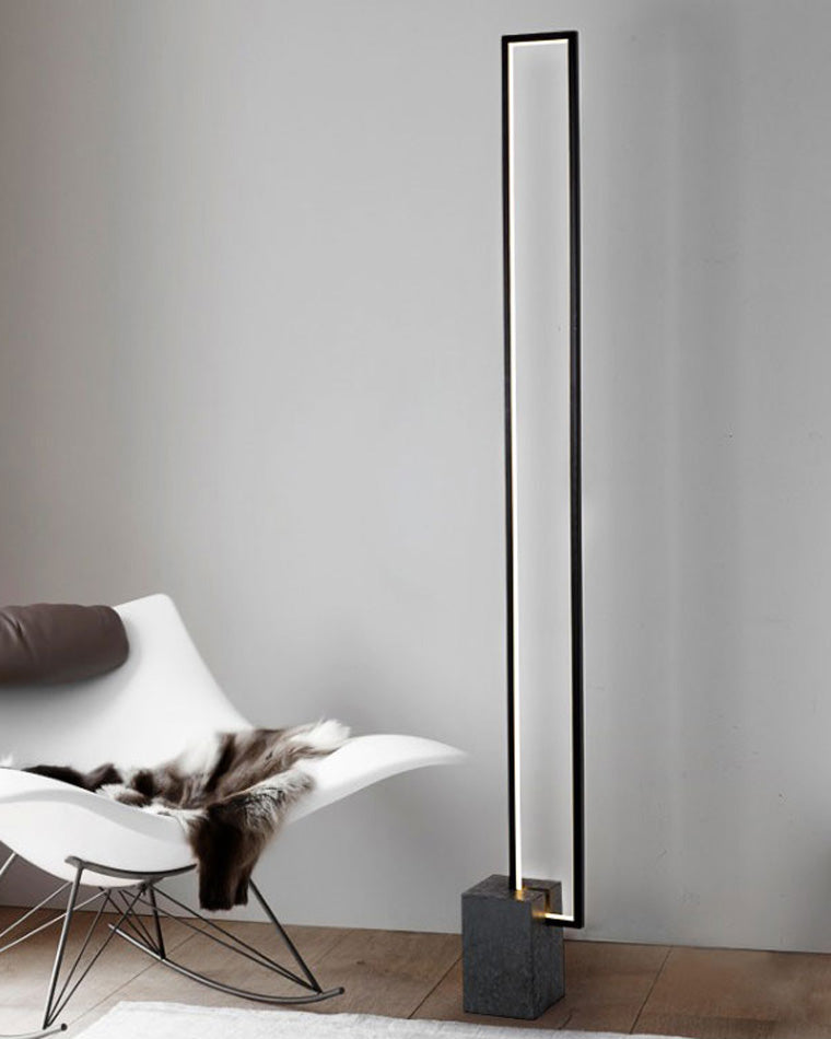 Diff Rectangular LED Marble Floor Lamp-DF7039
