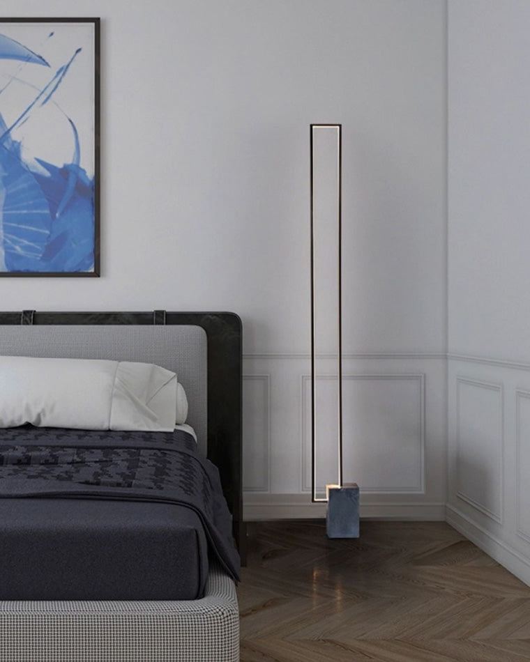 Diff Rectangular LED Marble Floor Lamp-DF7039