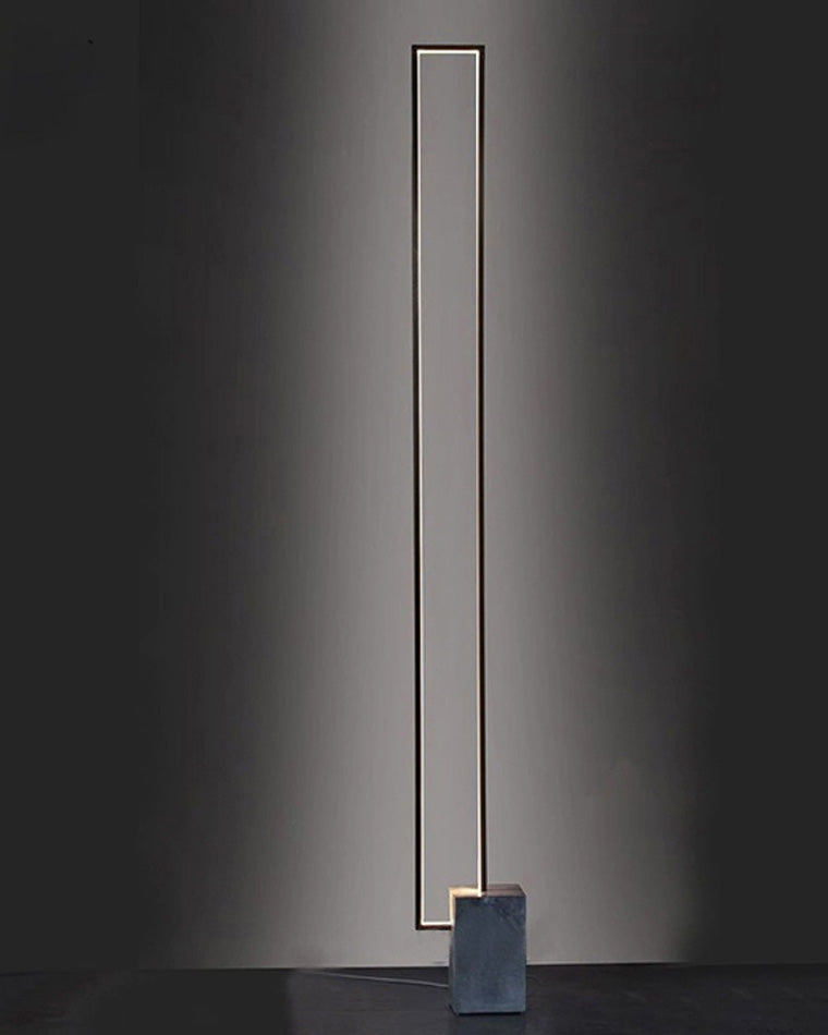 Diff Rectangular LED Marble Floor Lamp-DF7039