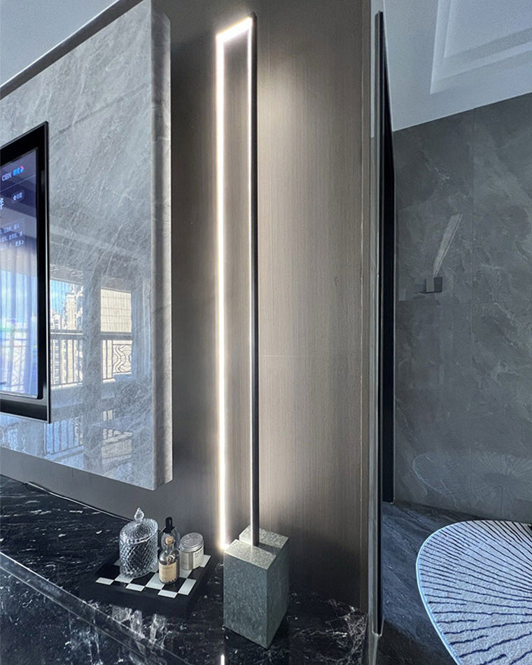 Diff Rectangular LED Marble Floor Lamp-DF7039