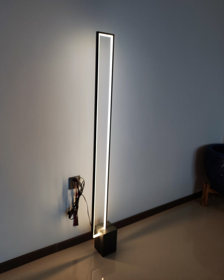 Diff Rectangular LED Marble Floor Lamp-DF7039