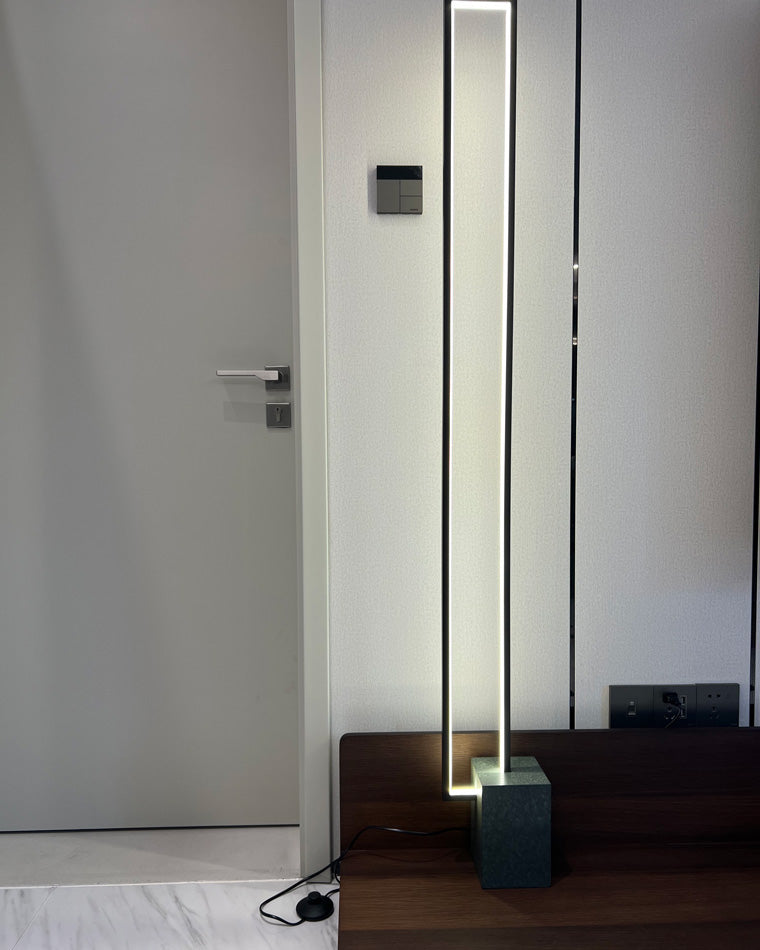 Diff Rectangular LED Marble Floor Lamp-DF7039