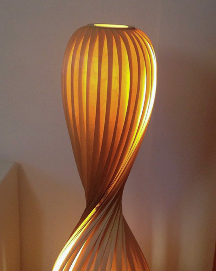 Diff Twisted Tower Wood Floor Lamp-DF7044