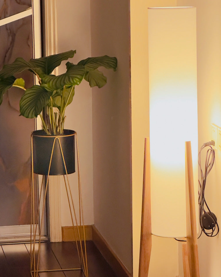 Diff Rocket Cylinder Tripod Floor Lamp-DF7045