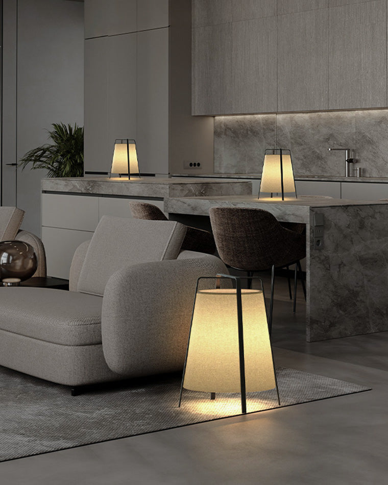 Diff Designer Short Lantern Floor Lamp-DF7047