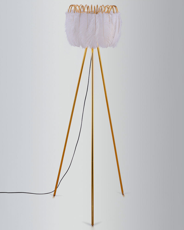 Diff Tripod Feather Floor Lamp-DF7051