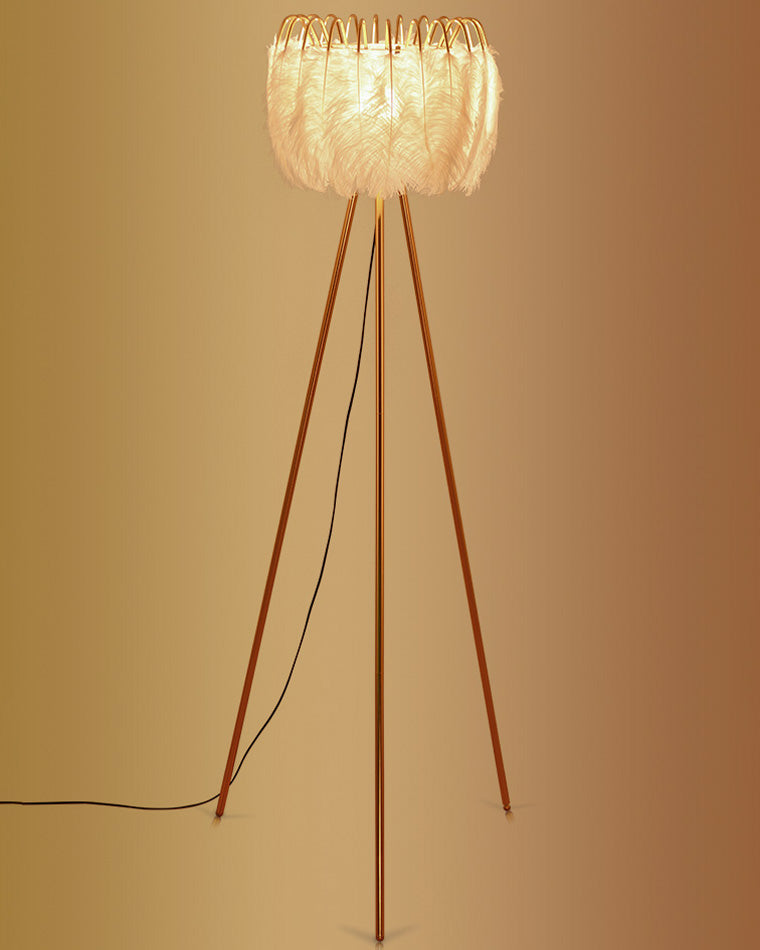 Diff Tripod Feather Floor Lamp-DF7051