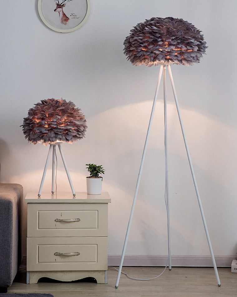 Diff Feather Tripod Floor Lamp-DF7053