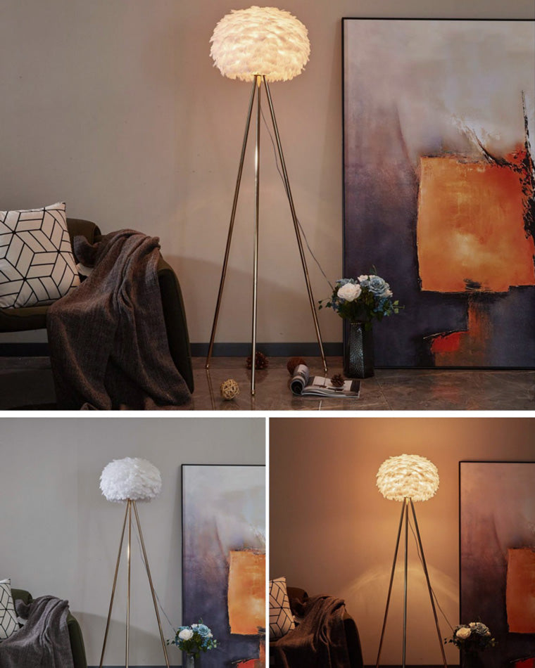 Diff Feather Tripod Floor Lamp-DF7053