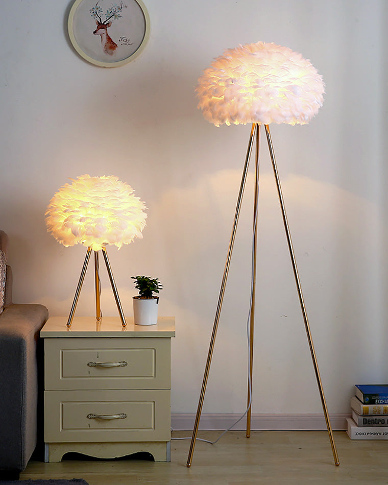 Diff Feather Tripod Floor Lamp-DF7053