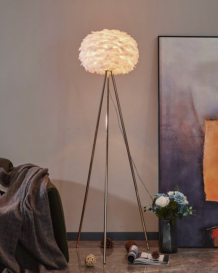 Diff Feather Tripod Floor Lamp-DF7053