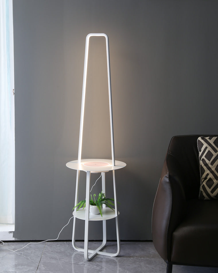 Diff Dimmable Floor Lamp with Charging Table-DF7054