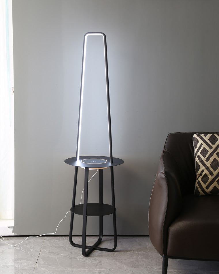 Diff Dimmable Floor Lamp with Charging Table-DF7054