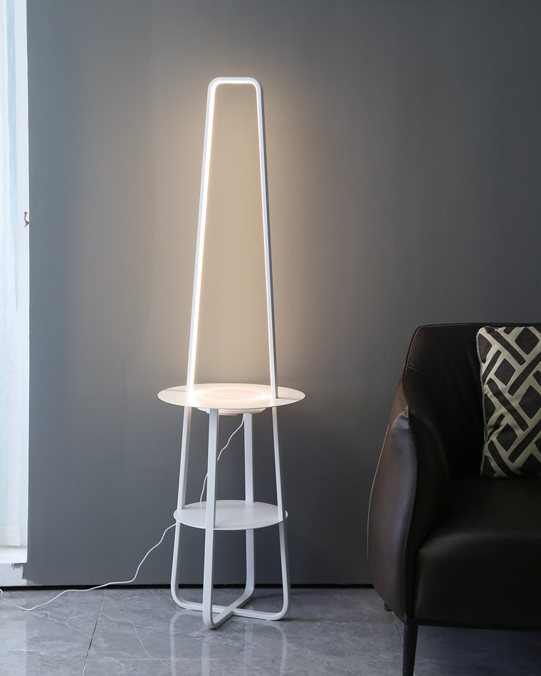 Diff Dimmable Floor Lamp with Charging Table-DF7054