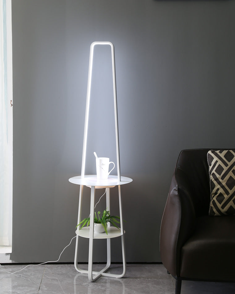 Diff Dimmable Floor Lamp with Charging Table-DF7054