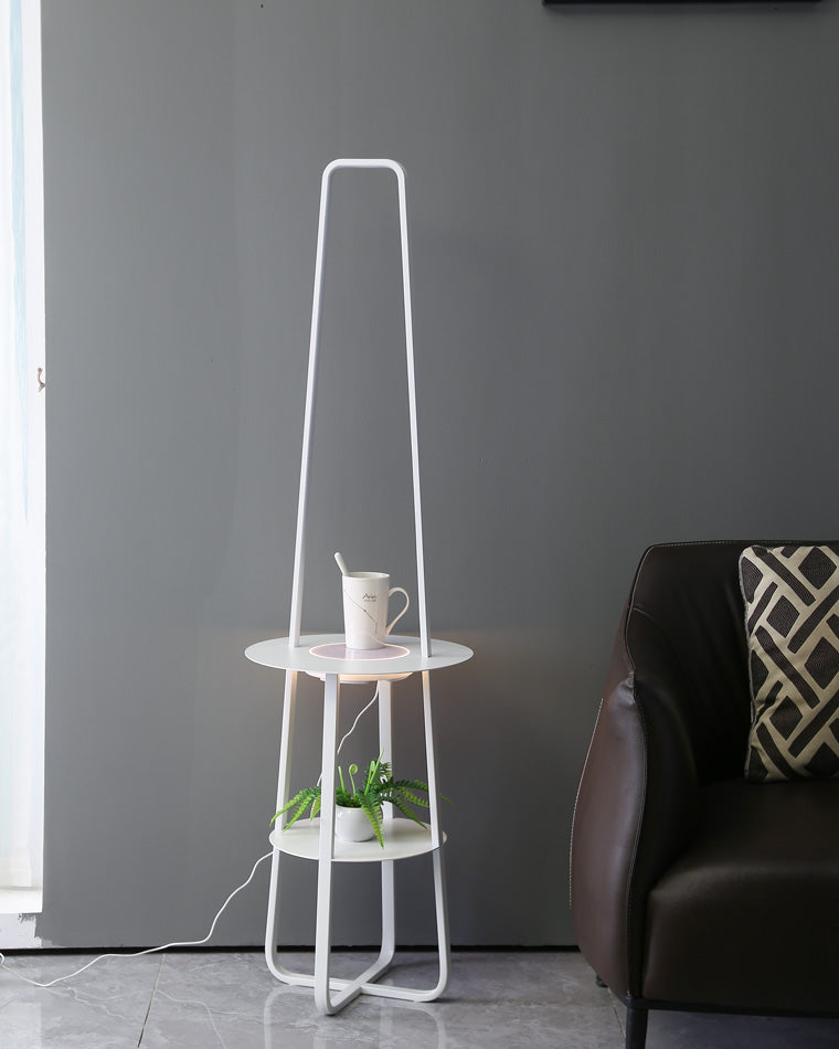 Diff Dimmable Floor Lamp with Charging Table-DF7054