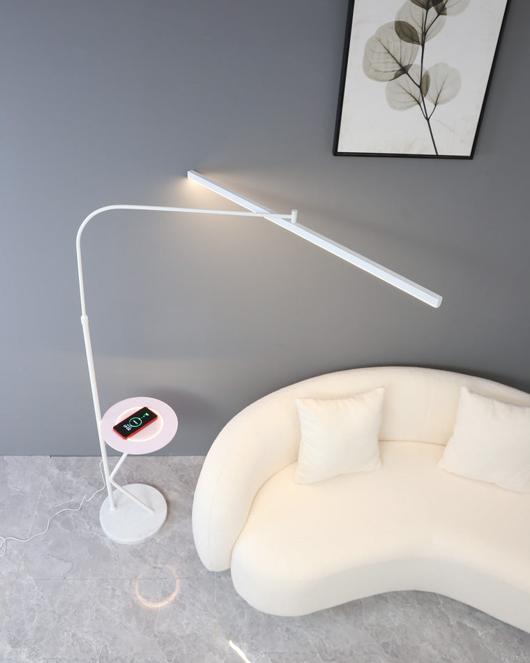 Diff Linear Reading Floor Lamp with Charging Tray-DF7061